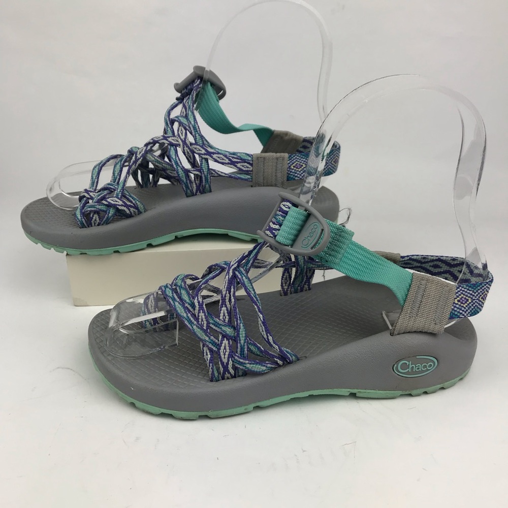 Chaco Women's Z-Cloud X Patch Blue Sandals